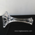 Square Large Crystal Glass Candle Holder